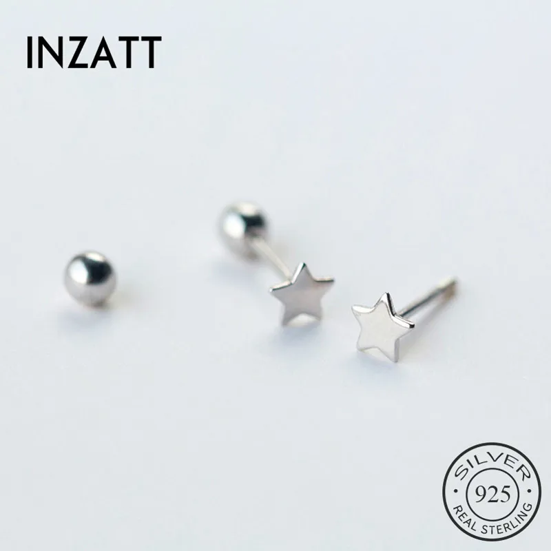 Женские серьги гвоздики из серебра 925 пробы с бусинами|Серьги-гвоздики| |