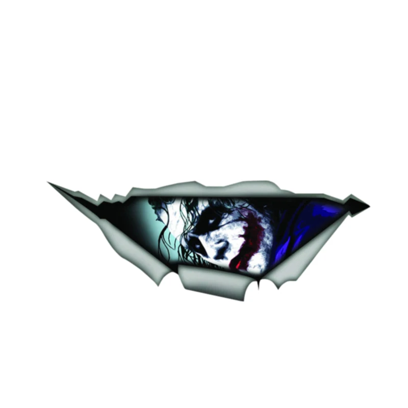 

Funny Joker Car Sticker Accessories Vinyl Decal Cover Scratches Waterproof Car Window Bumper Cover Stickers PVC 13cm X 5cm