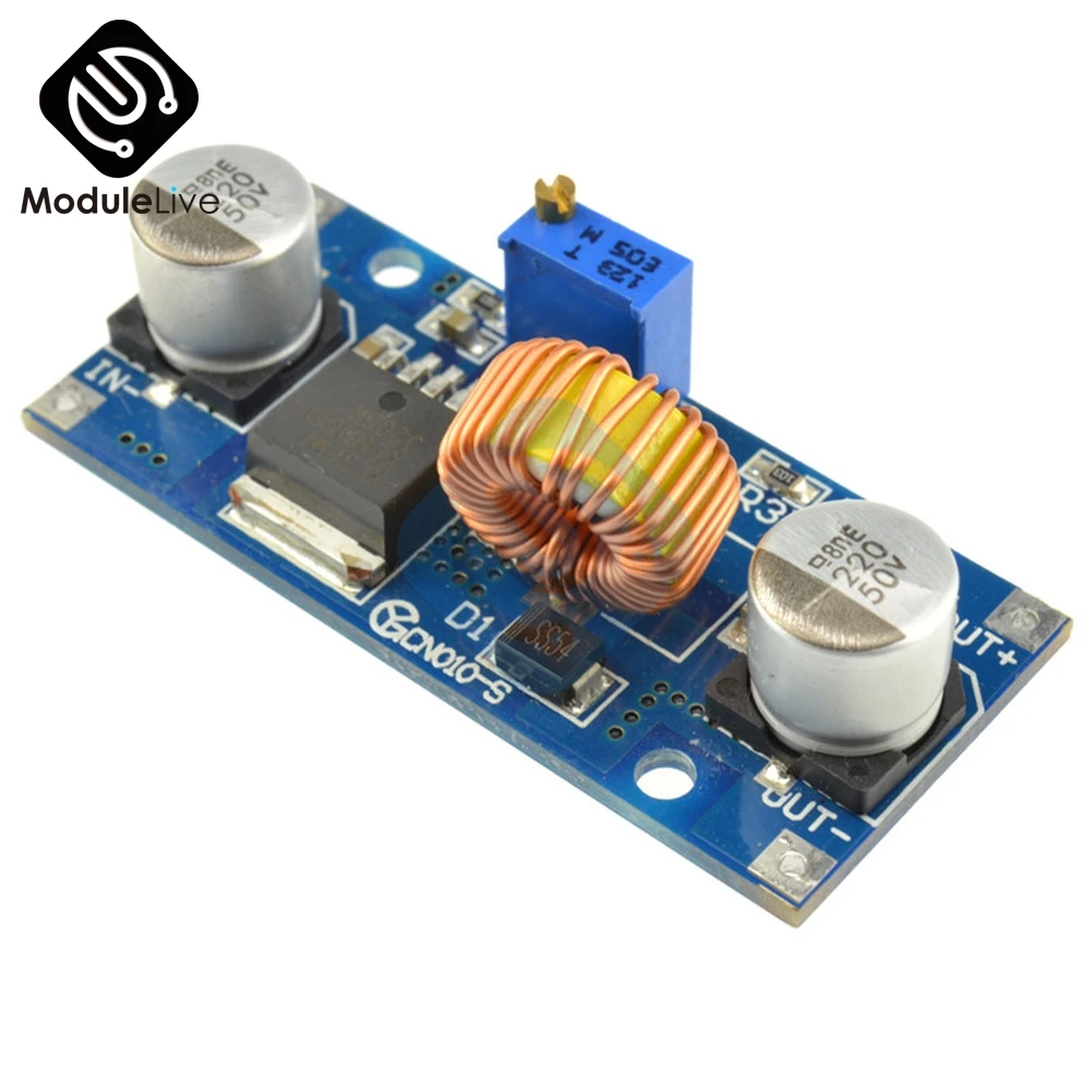 5A DC понижающий Регулируемый Модуль питания светодиодное литиевое зарядное