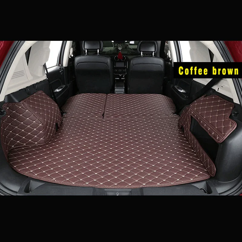 Car Trunk Mats for FORD Everest F-Series Mustang Transit Mondeo MK5 expedition edge F-150 Pickup 3d 5d Cargo Liner |