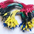 20 шт 2 мм фонарь кабель со штекером типа банан провод для тестирования линии