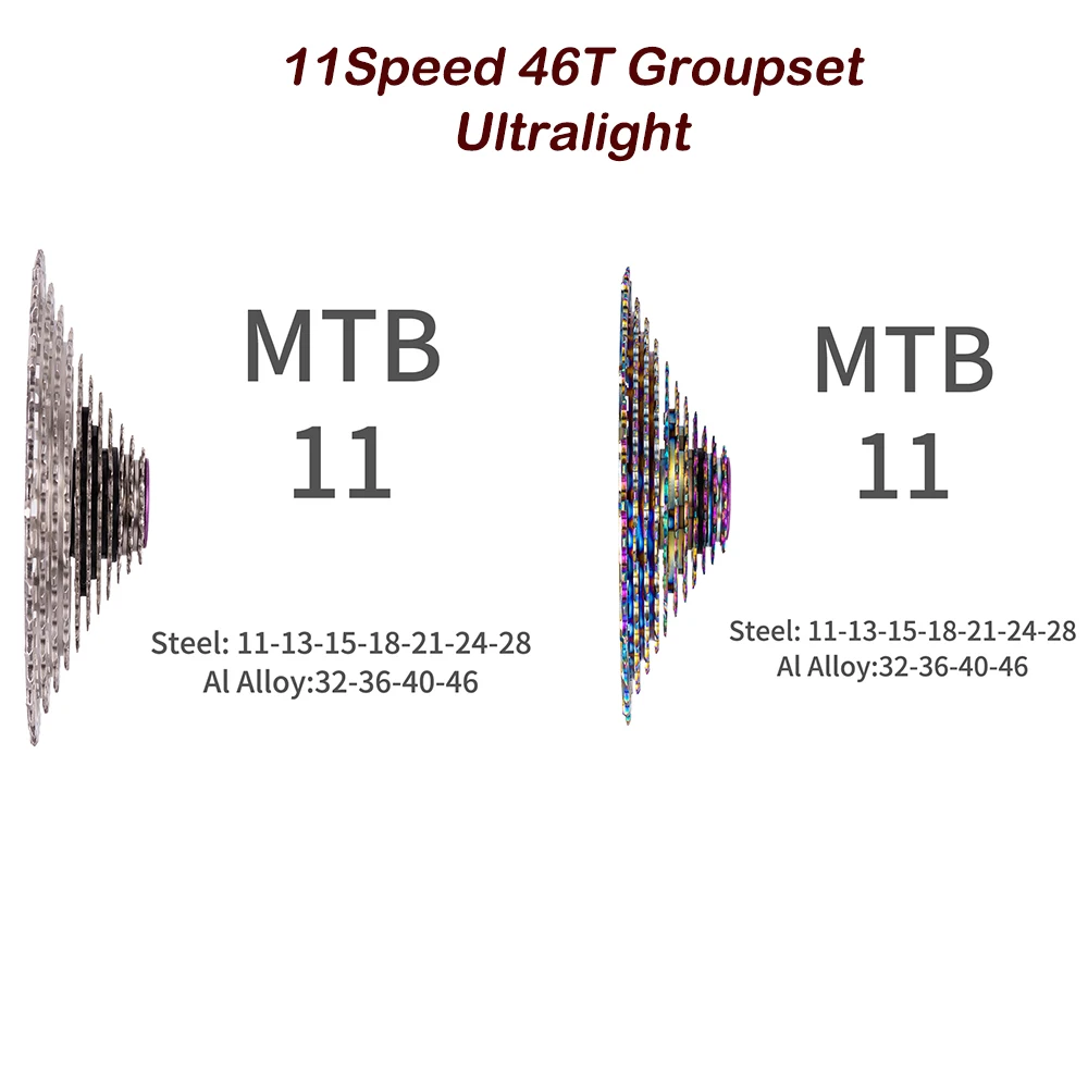 ZTTO горный велосипед 11 скоростей 46T механизм переключения передач 11s 11S цепная
