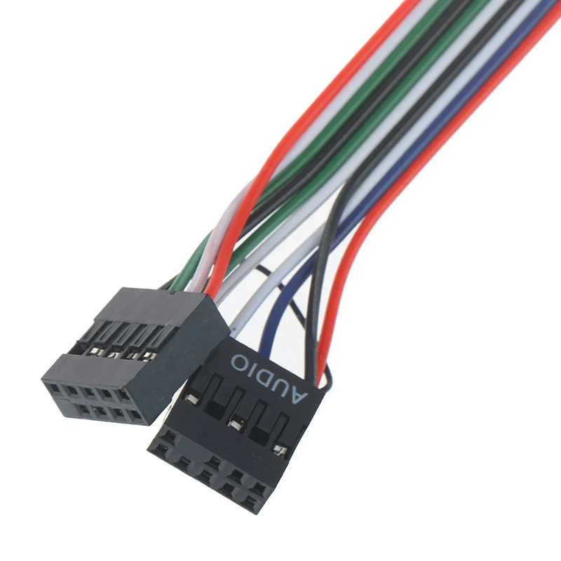 2 USB PC чехол для компьютера 6 8 см Передняя панель аудио порт микрофон наушники