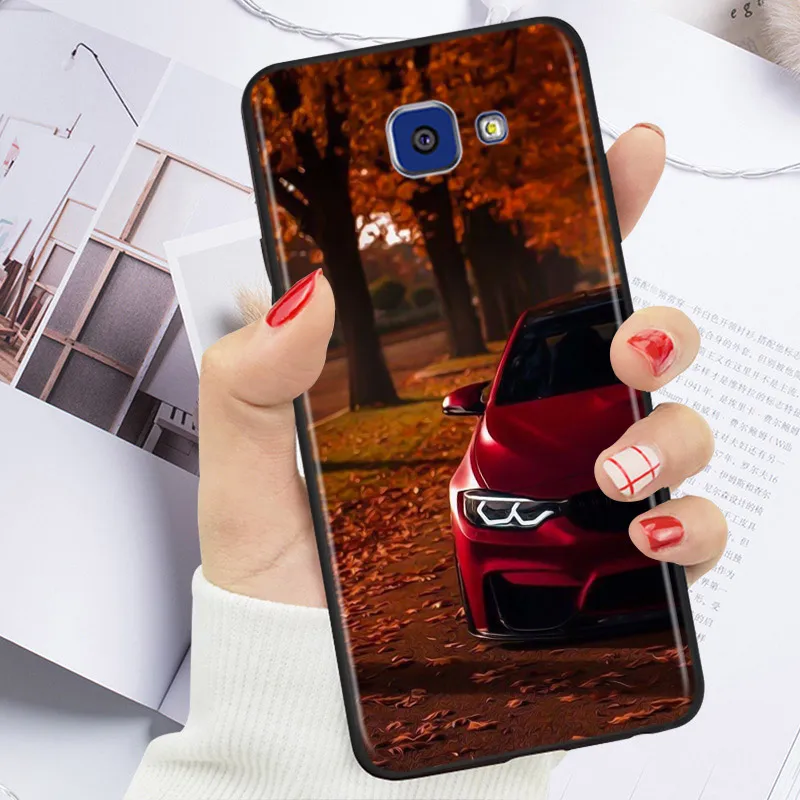 Blue Red Cool Car Silicone Case For Samsung Galaxy A9 A8 A7 A6 A6S A8S Plus A5 A3 Star 2018 2017 2016 Phone Case