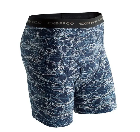 Новинка 2019 Exofficio нижнее белье для мужчин спортивная сетка с принтом 6 дюймов