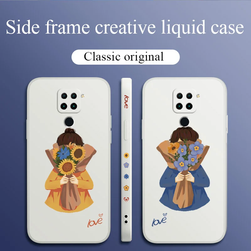 

Azalea Girl Phone Case For Xiaomi Redmi Note 10 10S 9T 9 8 7 Pro MAX Redmi 9 9A K40 K40pro K30 K20 Liquid Silicone Cover