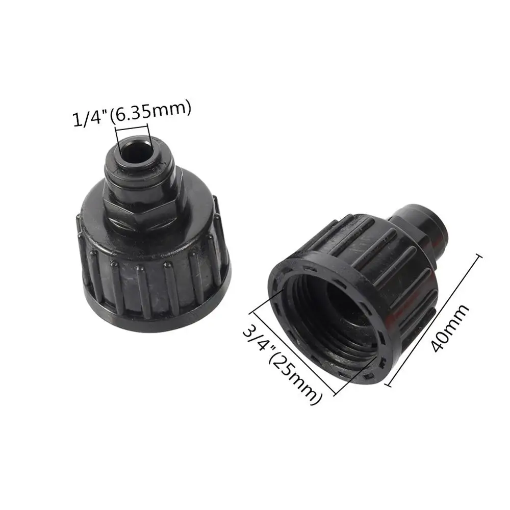 Быстроразъемный Соединитель с внутренней резьбой от 1/4 до 3/4 дюйма белая черная
