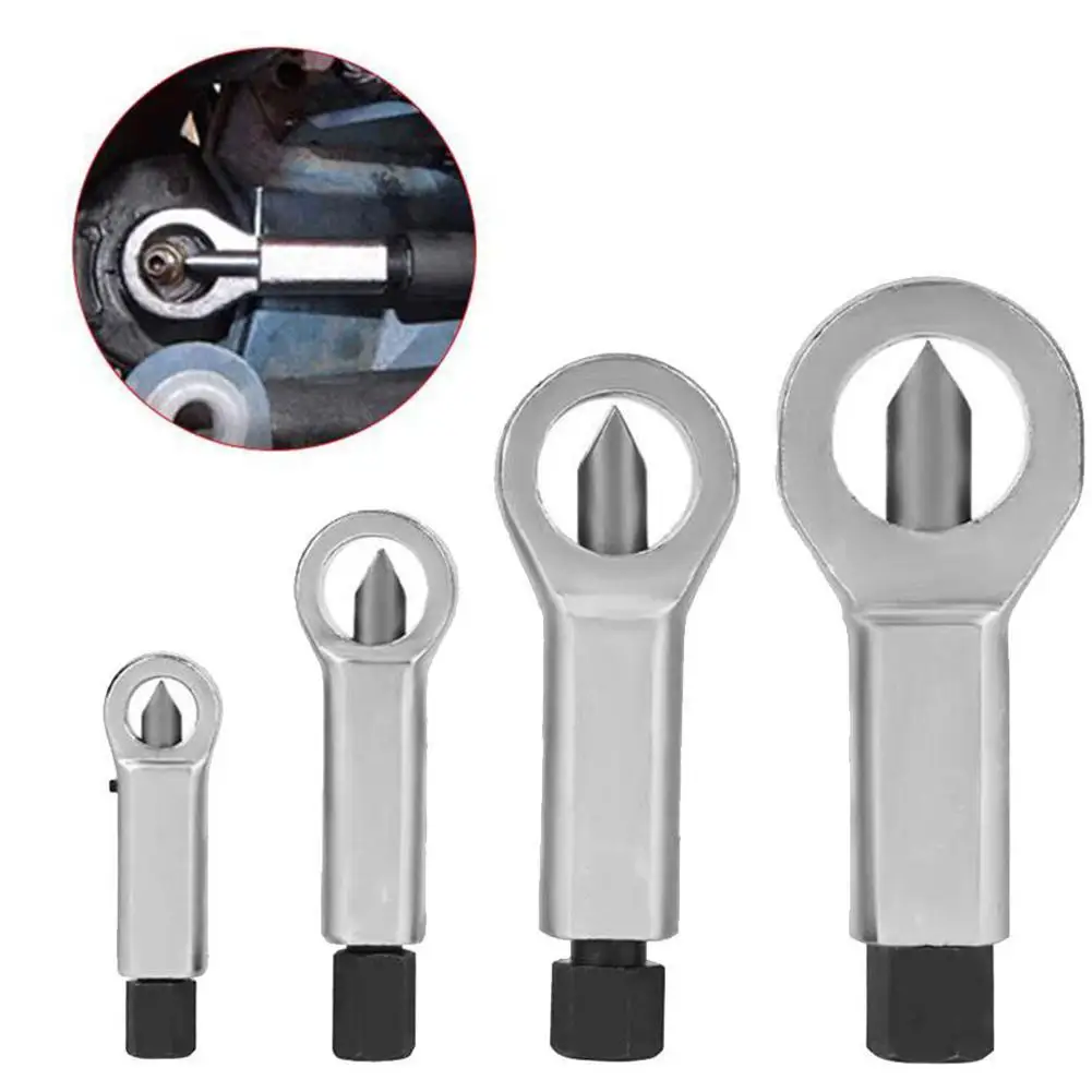 

1 Pcs Heavy Duty Rust Resistant Damaged Nut Splitter Remover Rusty Nut Splitter Spanner Remove Cutter Tool Steel Wrench Hex