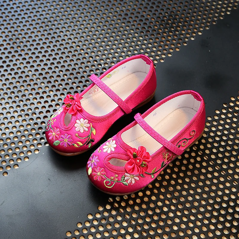 Детская обувь для девочек детская удобная принцессы с вышивкой в китайском стиле
