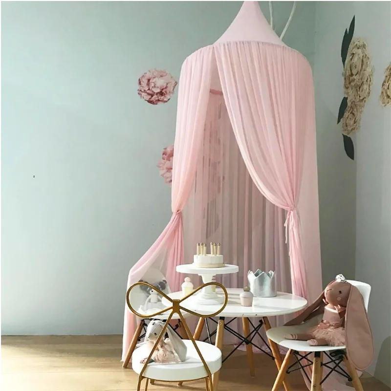 Шифоновые платья Детская кровать палатка babybett подвесные детские игровые домики