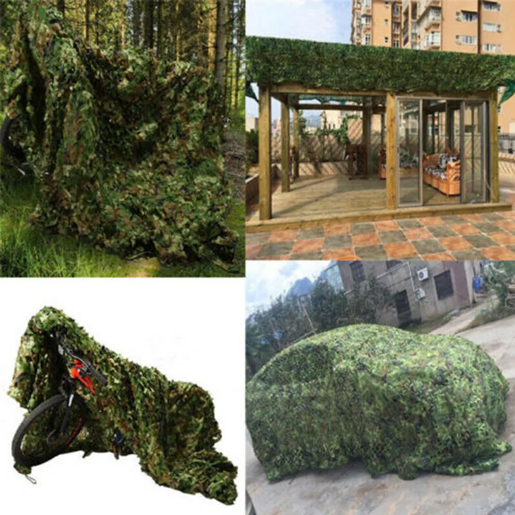 Охотничья Военная камуфляжная сетка для кемпинга камуфляжный стиль Прямая