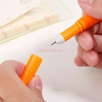 student carbon carrot water pen creative cute carrot gel pen black water pen