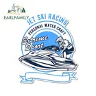 EARLFAMILY 13 см x 11 см для водных лыж гоночные векторные иллюстрации автомобильные наклейки мотоциклетная наклейка кондиционер персональная графика