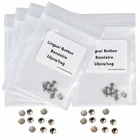 200 шт.20 упаковок, Ортодонтические круглые и прямоугольные металлические кнопки