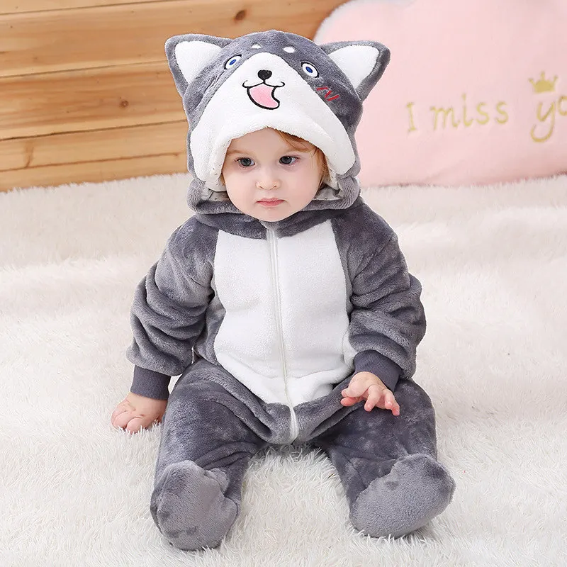 X5159 SAILEROAD Baby Koala Kigurumi, костюм для косплея с изображением животных, Детский комбинезон для младенцев, фланелевый комбинезон, удобный кигуруми - Цвет: X5159