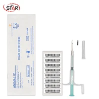 30pcs 2 1212mm rfid 13 56mhz nfc bio glass tag high quality pet animal nfc microchips syringe with ntag216 iso14443a standard