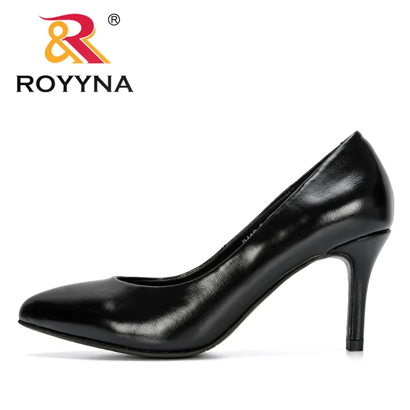 ROYYNA/Новое поступление 2020 года Женские туфли-лодочки на высоком каблуке Женская