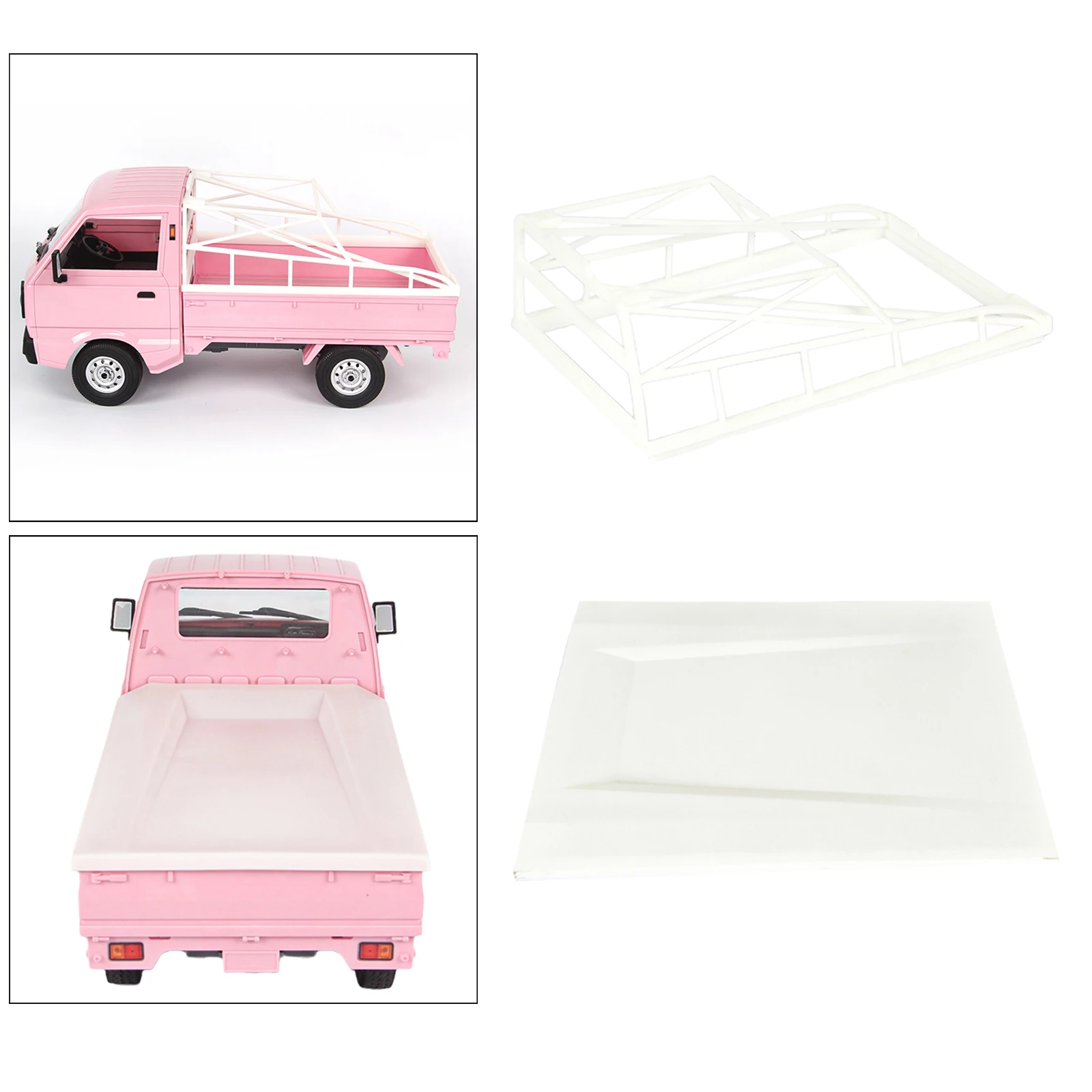 

RC Roll Cage Cover Plate Set for WPL D12 1:10 Racing RC Pick-up Car