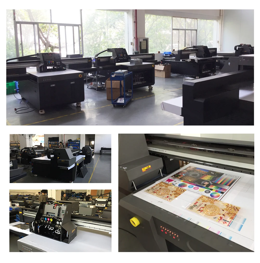 Industrial UV Printer Multifunctional UV Flatbed Printer With GH2220 Printhead 110*115cm Varnish 3D Embossed Texture Printing