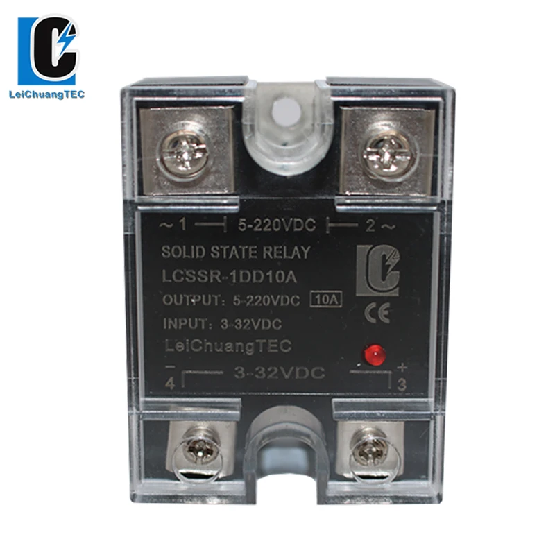 

Single phase Solid state relay SSR 10A 25A 40A 60A 80A 100A 120A 200A DC control DC SSR, 3-32VDC to 5-220VDC