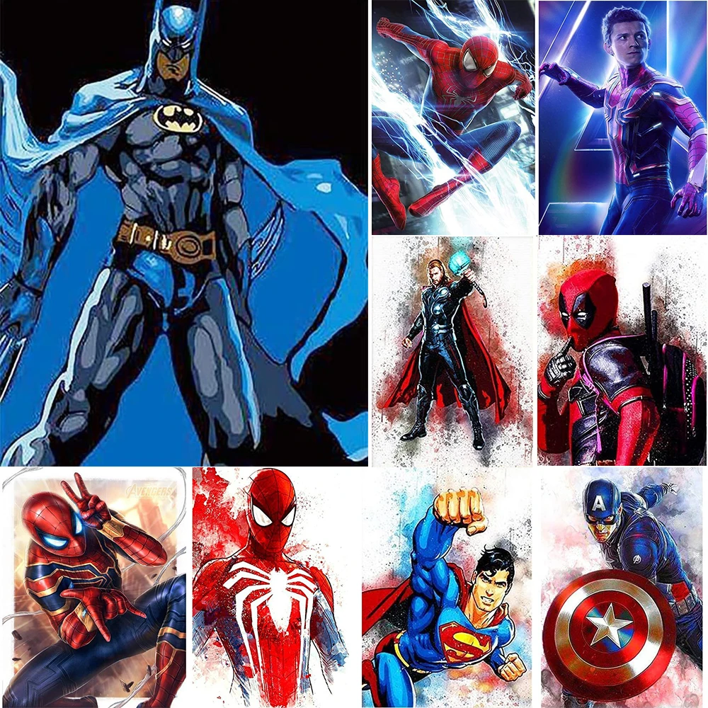 

Алмазная живопись «сделай сам» Disney 5d, Набор для вышивки крестиком, герой, совершенно новая круглая/квадратная Алмазная мозаика, подарок руч...