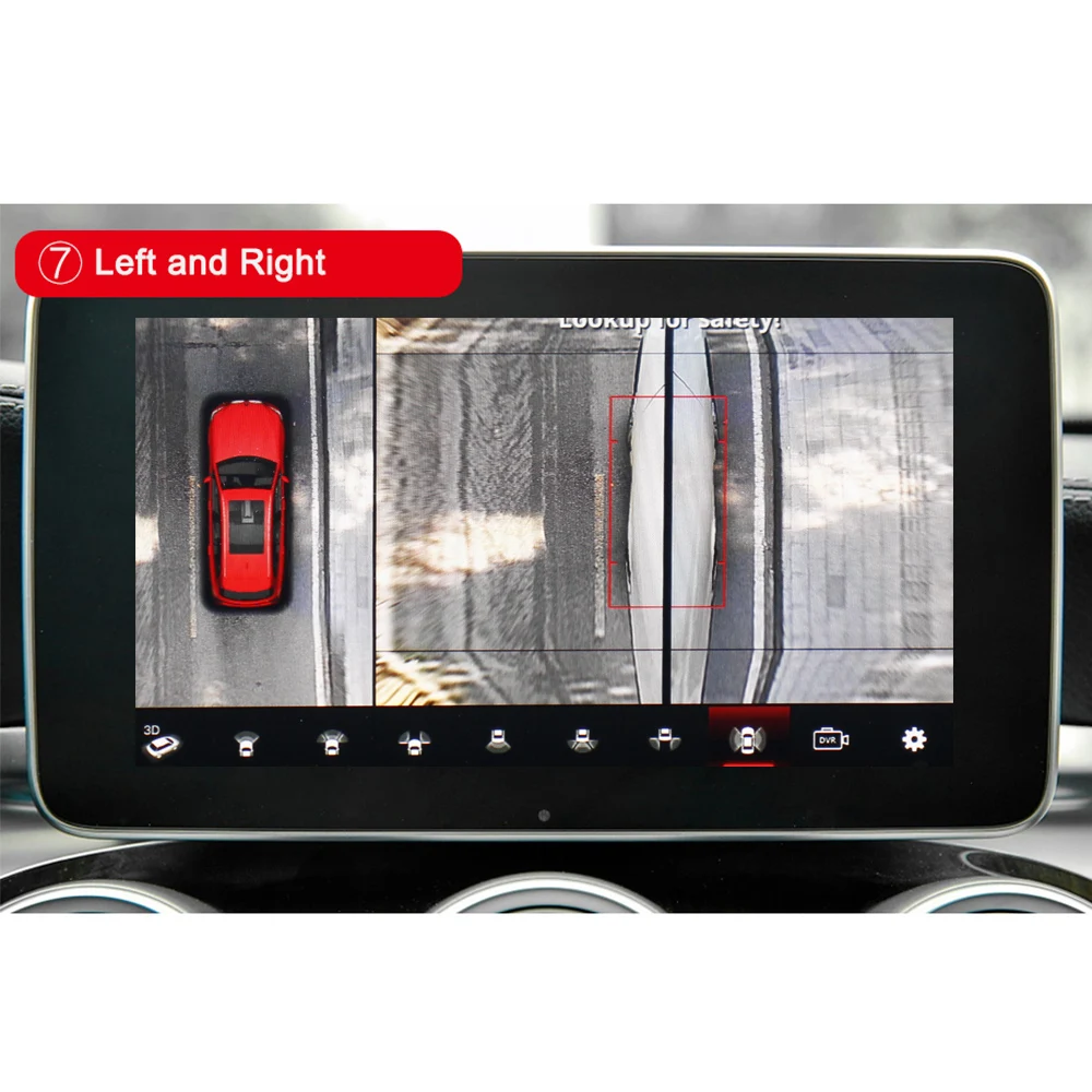 Smartour 3D HD 360 автомобильная система наблюдения за окружающим видом птицами 4 камеры