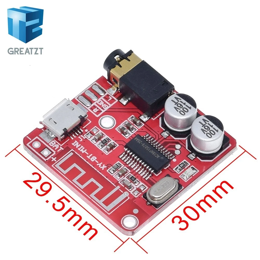 Bluetooth аудио приемник плата Bluetooth 4,1 mp3 декодер не допускающий потерь беспроводной стерео музыкальный модуль 3,7-5 в для Arduino DIY KIT