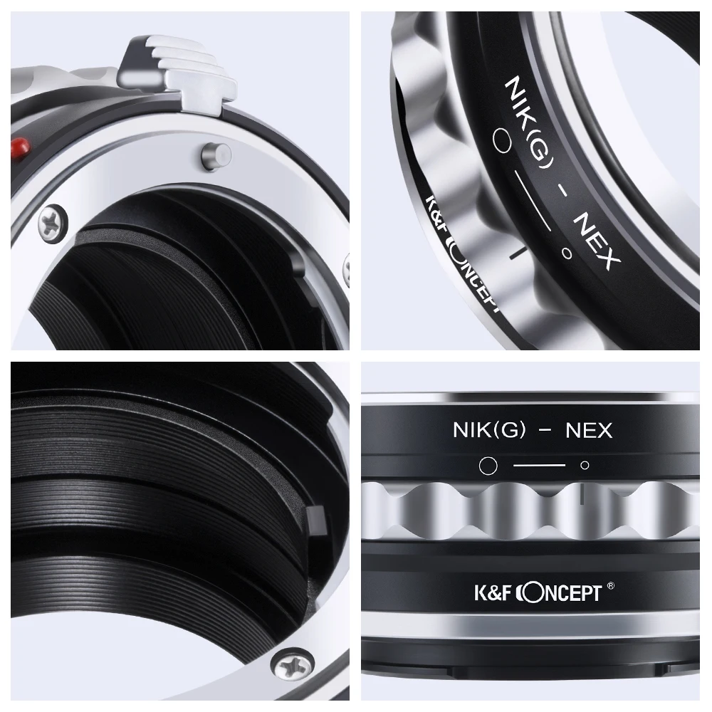 K& F контурное переходное кольцо с циферблатом диафрагмы для Nikon G Тип объектива(to) подходит для sony E-Mount NEX корпус камеры