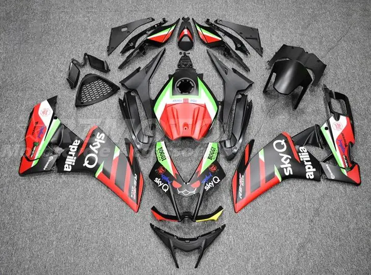 

Комплект обтекателей из АБС-пластика для Aprilia RS4 50 125 2012 2013 2014 2015 12 13 14 15 16 17 18, красный матовый, 4 подарка