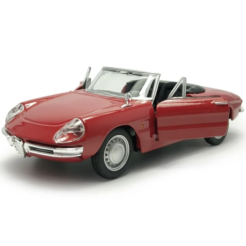 HOMMAT масштаб 1/32 винтажная модель автомобиля Alfa Romeo Spider из сплава металла 1:32 литая