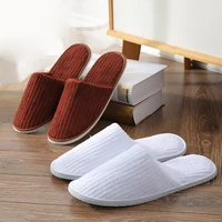 5pcs disposable slippers men women business travel passenger shoes home guest slipper hotel beauty club shoes indoor slippers