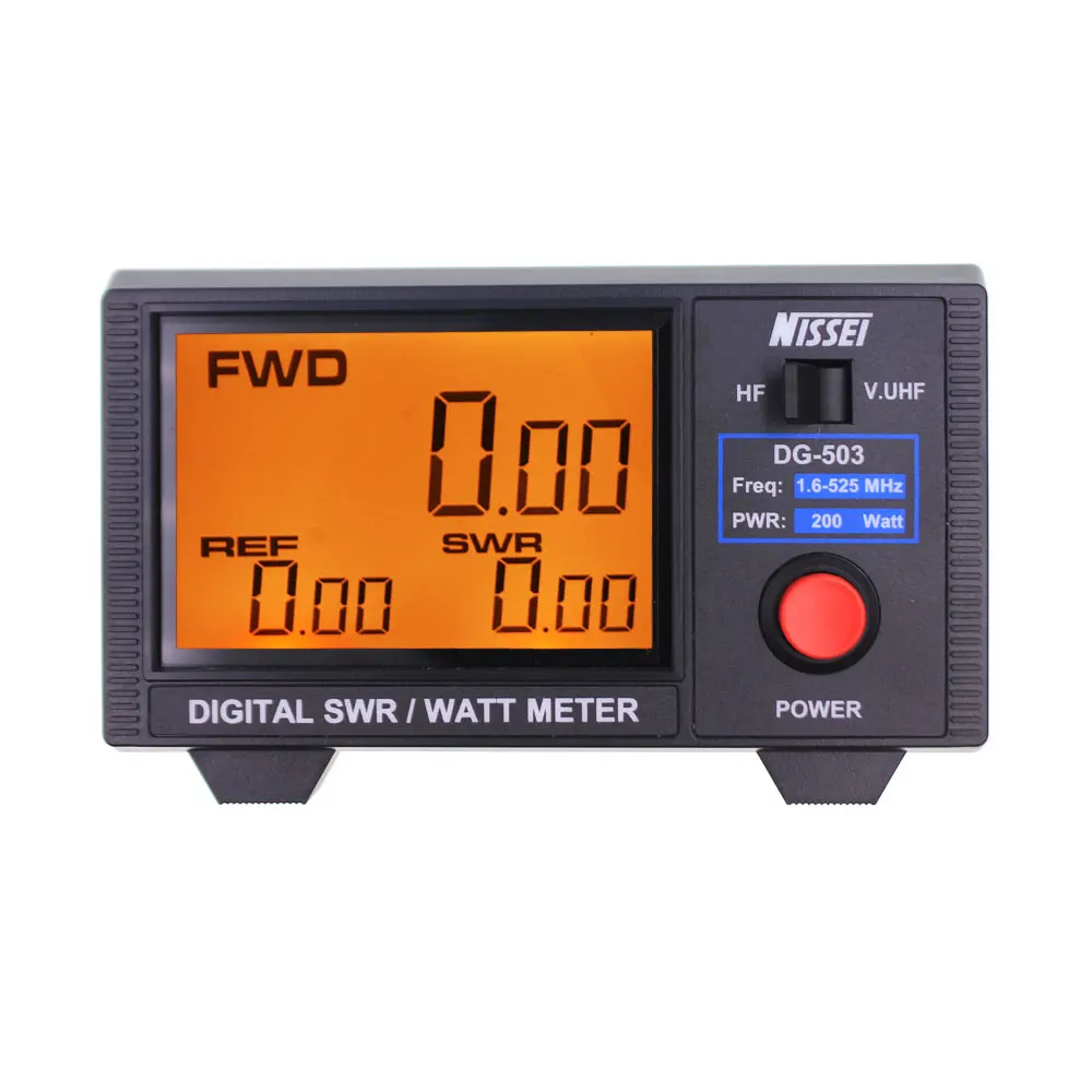 Origianl NISSEI DG-503 1.8-525Mhz Short Wave UV Standing Meter Power SWR Digital | Мобильные телефоны и аксессуары