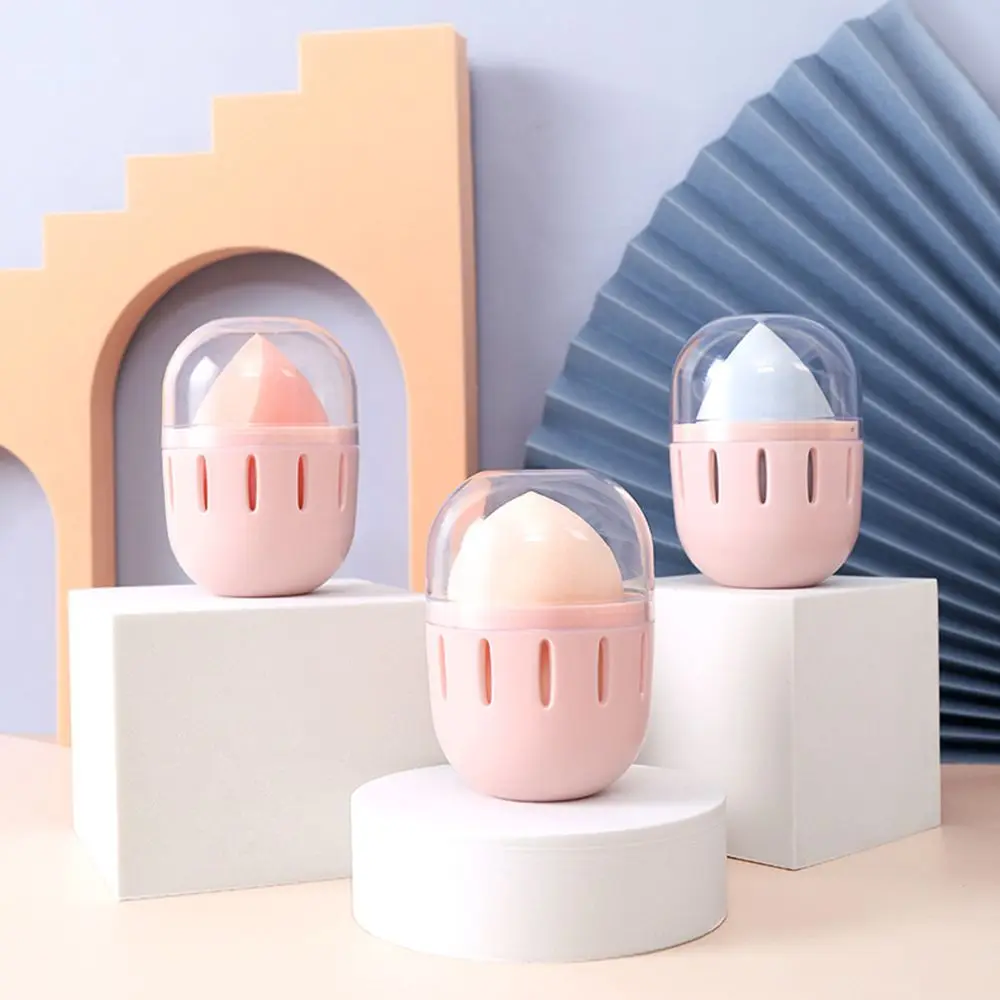 

Case Portable Drying Holder Makeup Accessories Beauty Egg Box Beauty Egg Stand Sponge Storage Box Powder Puff Holder