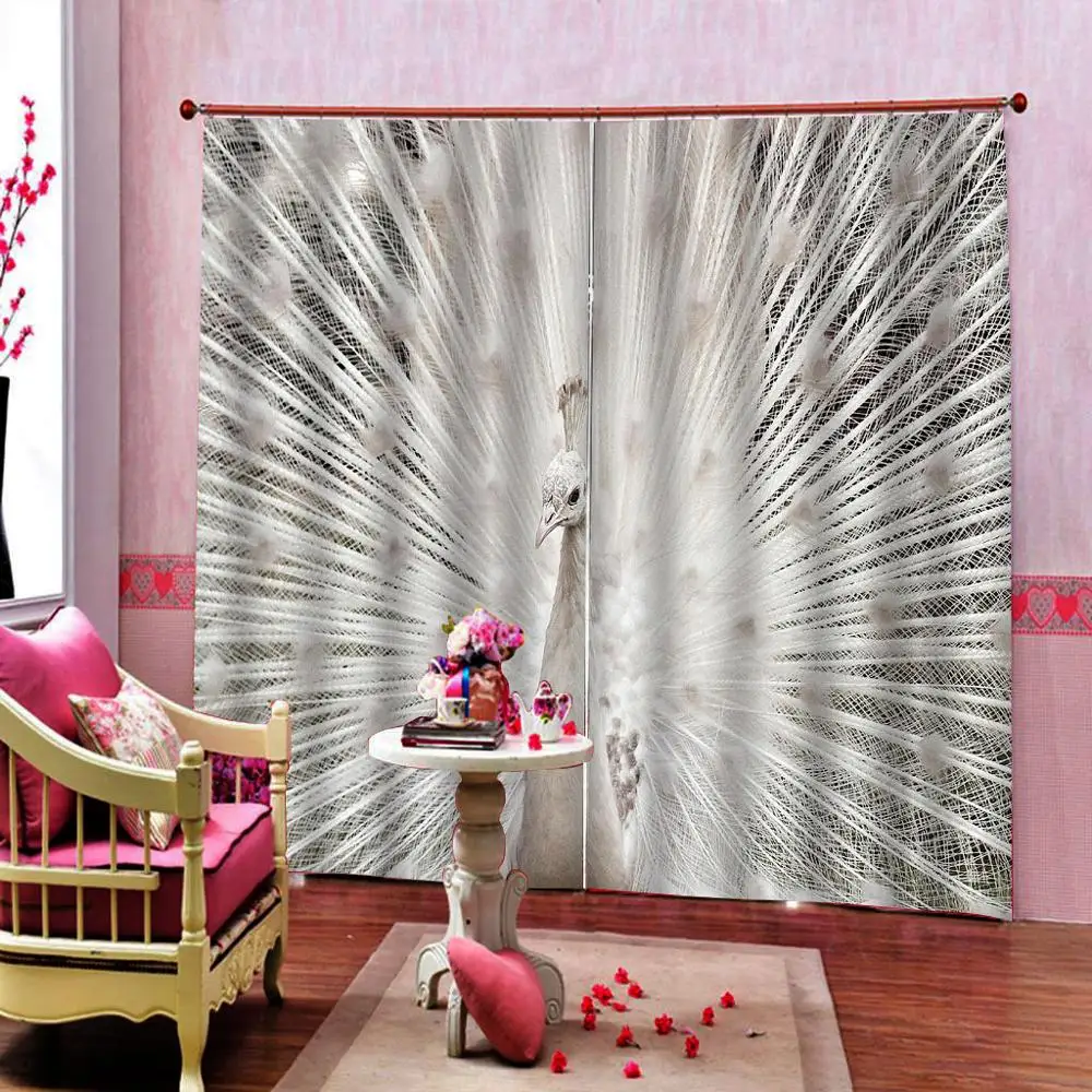 Красивая фотозанавеска какая занавеска для гостиной спальни с принтом животных