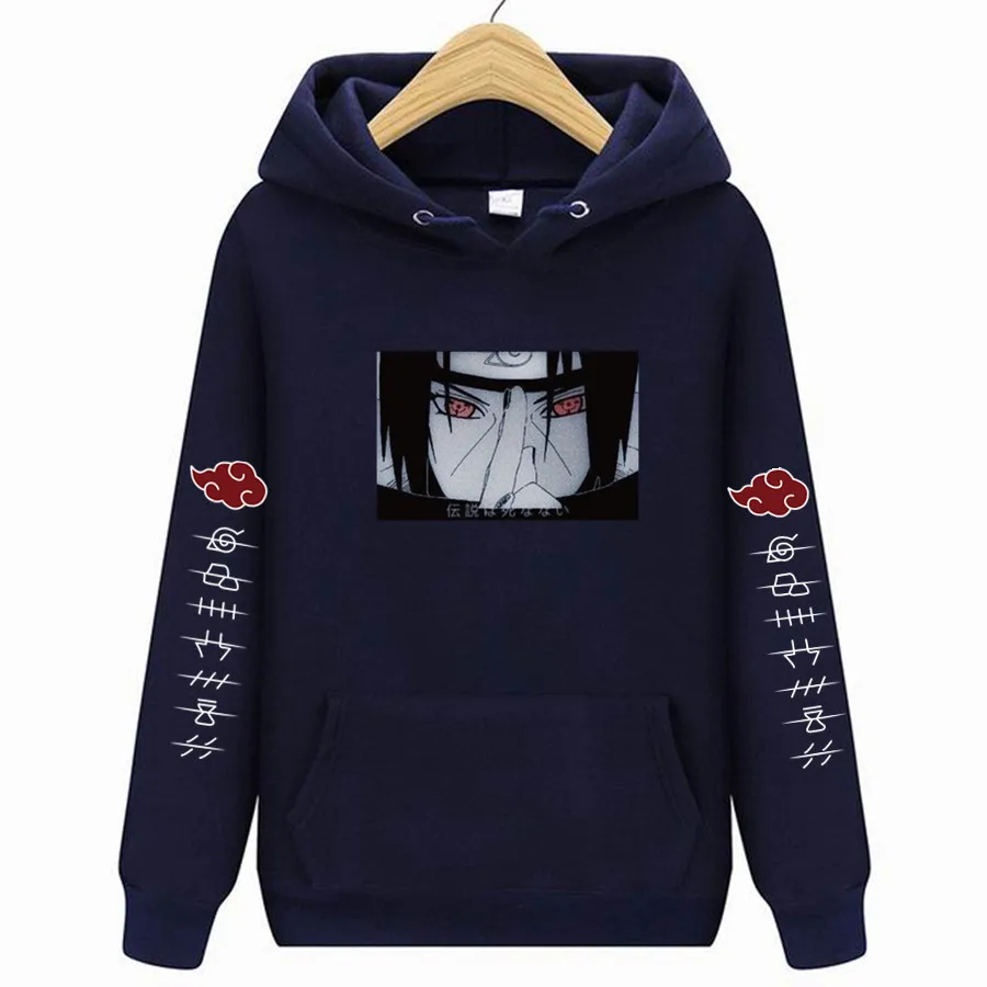 

Itachi Hoodie Anime Sweatshirt Uzumaki Akatsuki Sakura Kakashi Sasuke Hinata Hyuga Harajuku Sweatshirts Men Women Clothes