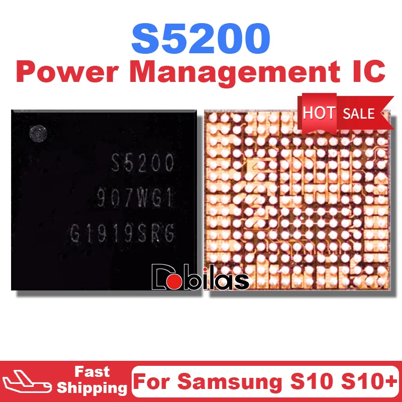 1 шт./лот S5200 для Samsung S10 + чип управления питанием IC BGA интегральные схемы запасные