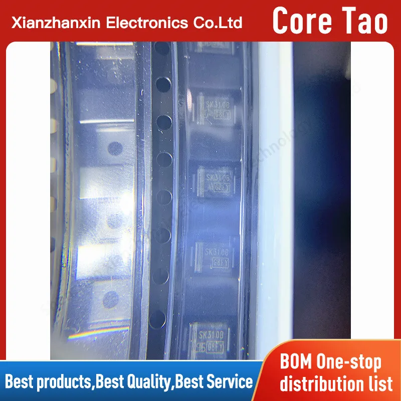

100PCS/LOT SK310B SK310 SMB Schottky diode New and original