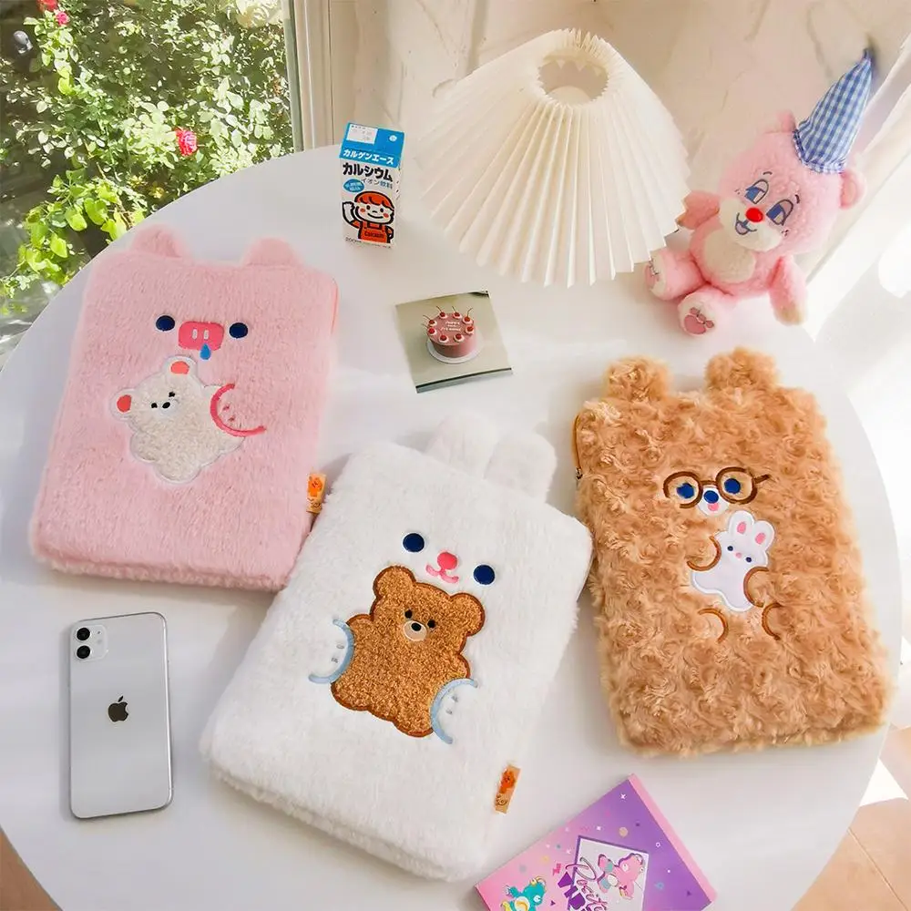 

Ipad Pro 11 Case 2020 Korea Style Bear Cute Girls Ipad Cover 10.5 inch Cartoon Ipad Air Case Tablet Travel Business Pouch