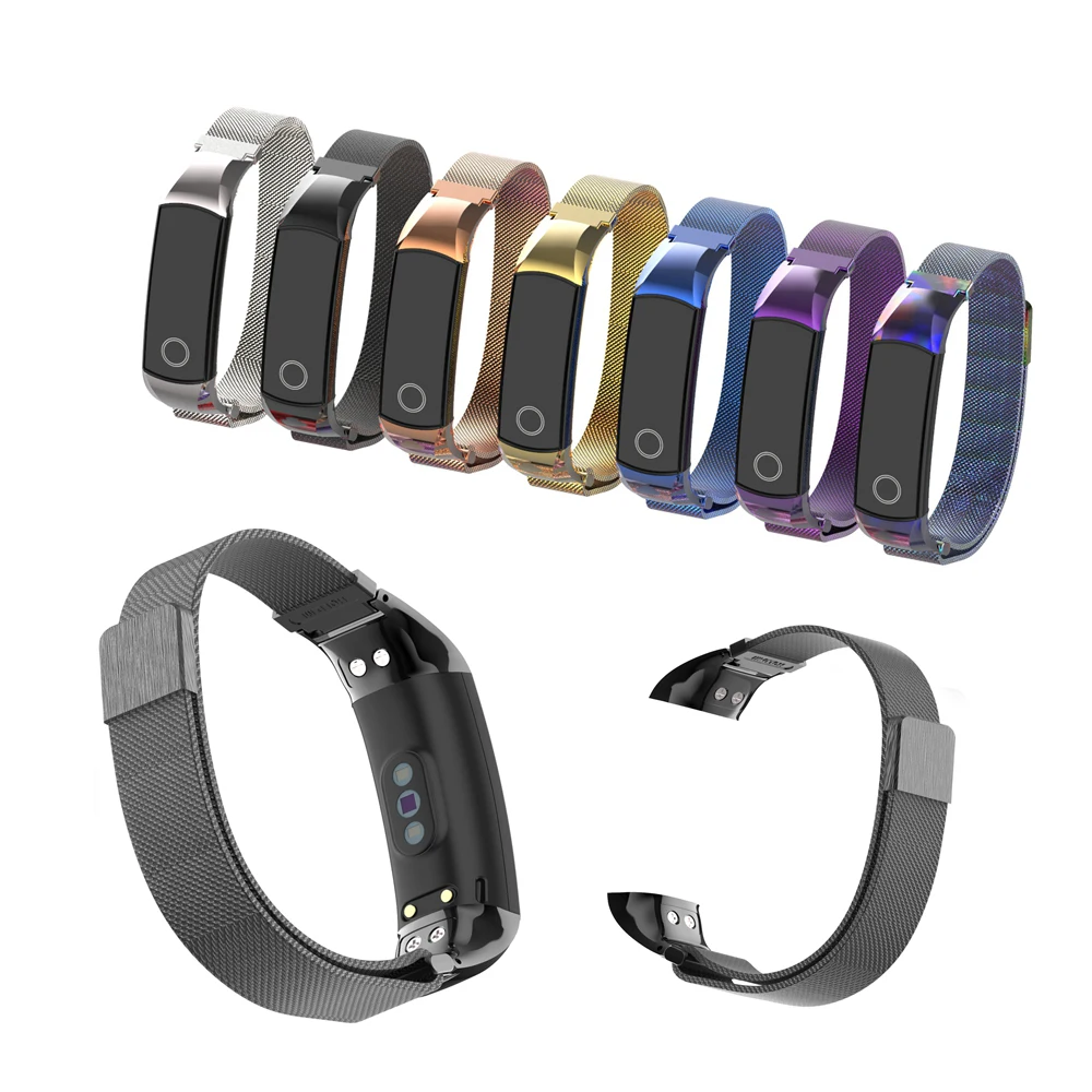 Миланский металлический ремешок для huawei Honor Band 5 4, сменный Браслет из нержавеющей стали, ремешок для часов, браслет Band 5, умные аксессуары
