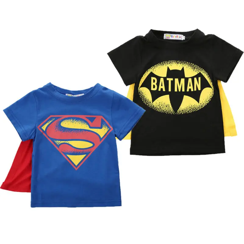 Детская одежда с персонажами из мультфильмов футболка для маленьких мальчиков