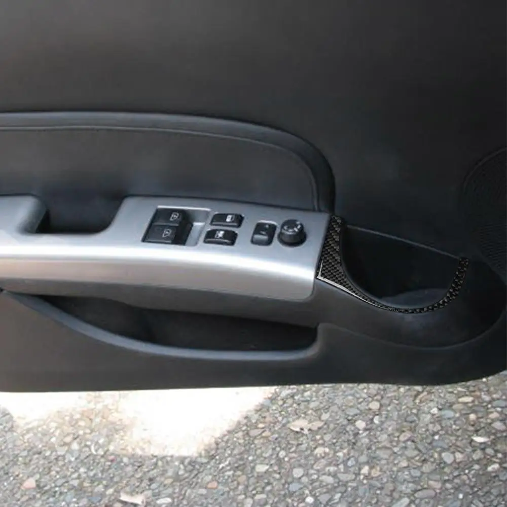 Декоративная наклейка на дверь автомобиля из углеродного волокна для Nissan 350Z Z33 2006