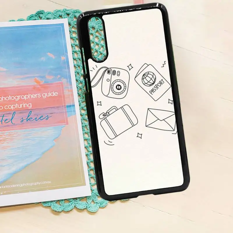 

INS Plane World Tour Map label pattern luxury Phone Case funda PC for iPhone 11 12 pro XS MAX 8 7 6 6S Plus X 5S SE 2020 XR