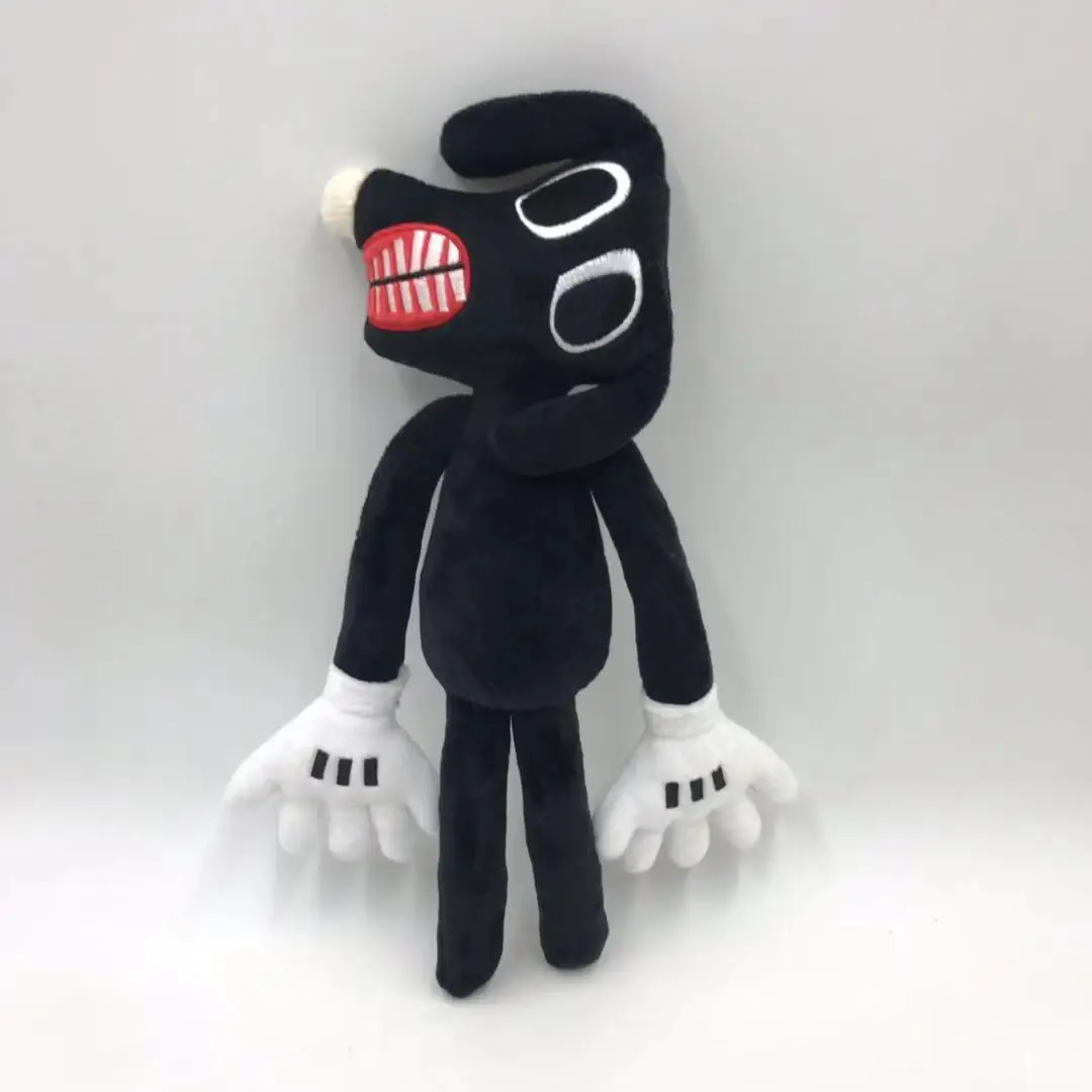 

25-37cm Siren Head Plush Toy White Black Sirenhead Stuffed Doll Horror Character Peluches Toys for Children Birthday Gift