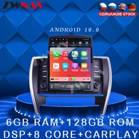 for toyota camry 2012 2015 android 10 tesla style car dvd player gps navigation car auto radio stereo multimedia player