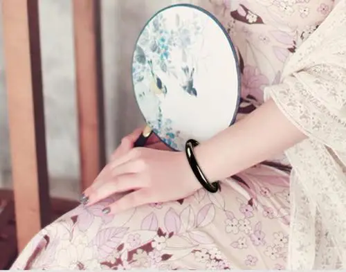 Koraba Изящные Ювелирные изделия Китай натуральный черный агат браслет Халцедон