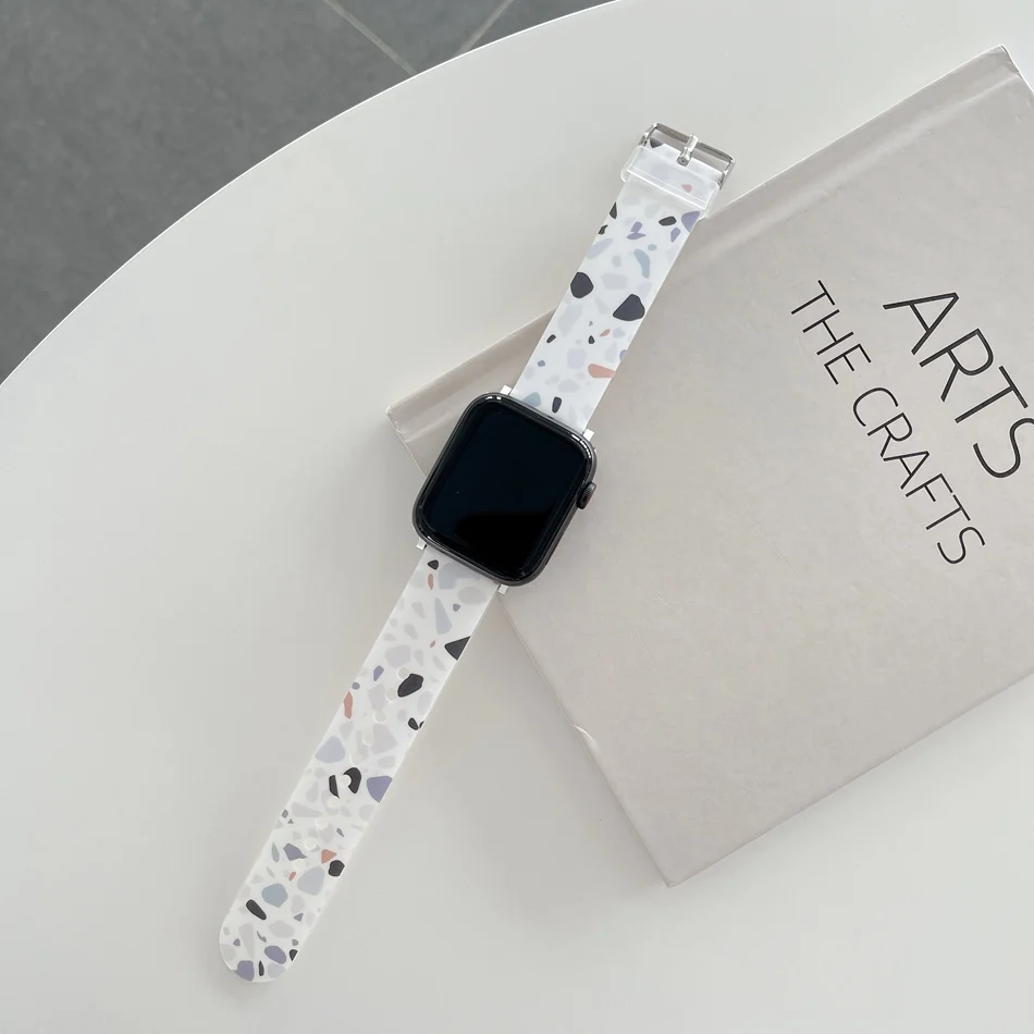 

For Apple Watch band 44mm 40mm 38mm 42mm Newest Strap Silicone smartwatch watchband bracelet iWatch 3 4 5 6 se band