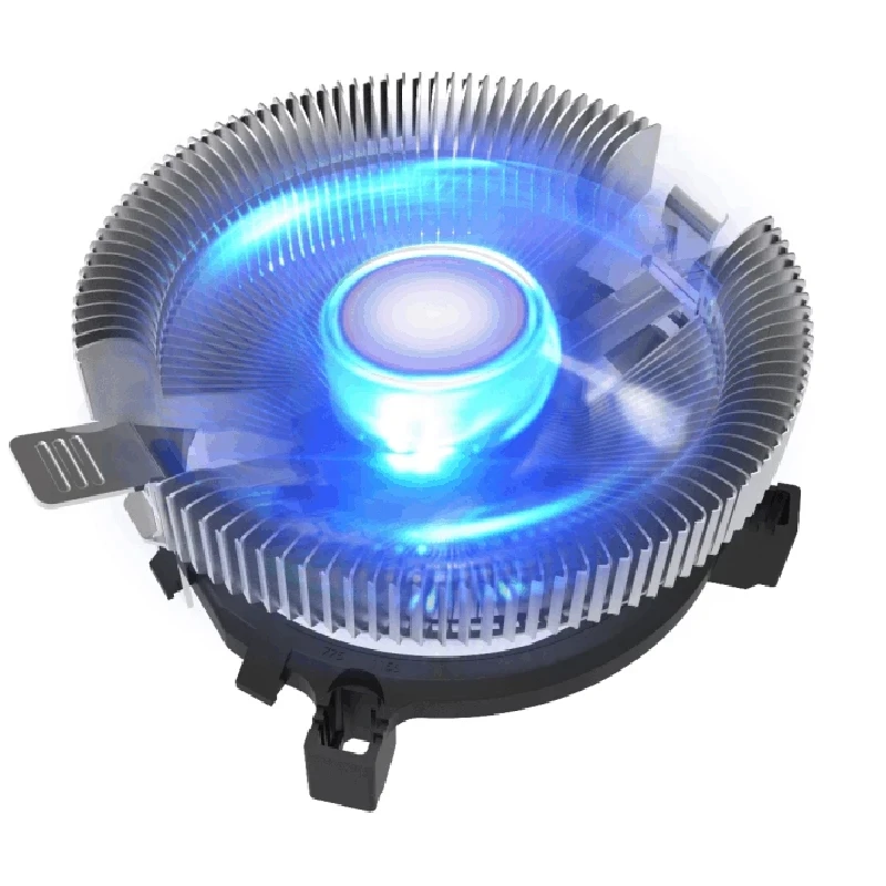 

12V 3pin Computer PC Blue LED Aluminum Heatsink CPU Cooler Cooling CPU Fan for LGA 775 1150 1155 1156 AMD 1366 2011 with Bracket