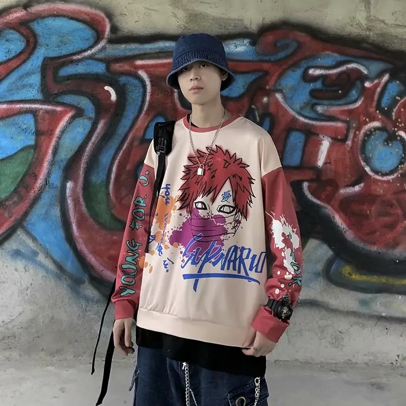 Abfer японский худи аниме наруто Crewneck Толстовка для мужчин и женщин костюм Гаара