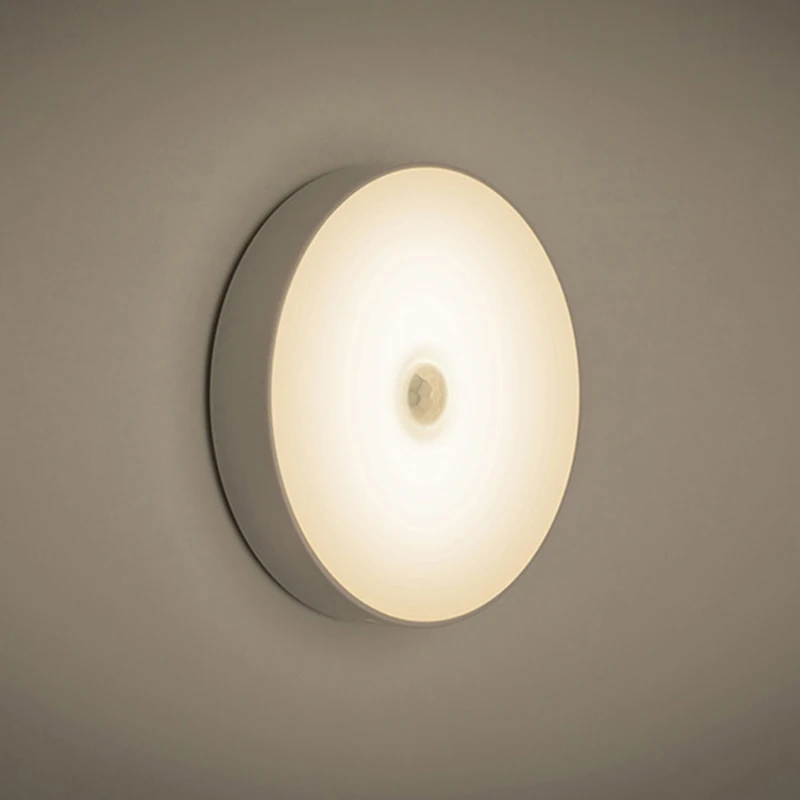 

Night Light Smart Motion Sensor LED Night Light Lamp Operated Bedside Lamp Room Hallway Pathway Toilet Nightlight magnetic