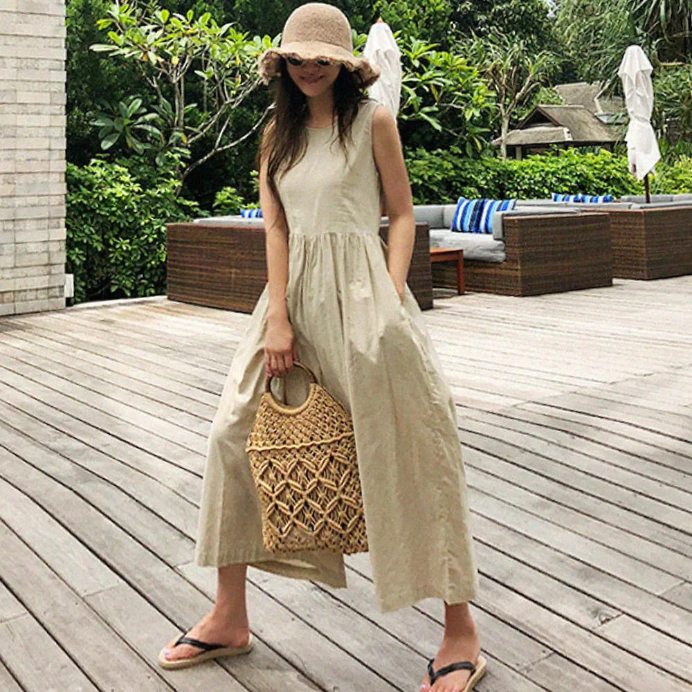 Комбинезон Женский свободного покроя модные брюки с широкими штанинами в